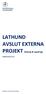 LATHUND AVSLUT EXTERNA PROJEKT (bidrag & uppdrag)