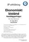 JP utbildning. Ekonomiskt bistånd. Handläggarfrågor. Nils Allan Danielsson. 21 maj 2014 Stockholm