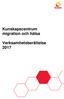 Kunskapscentrum migration och hälsa. Verksamhetsberättelse 2017