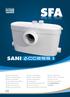 SANI 3 ACCESS SV INSTALLATIONSANVISNING FR NOTICE D INSTALLATION RO MANUAL DE INSTALARE UK INSTALLATION INSTRUCTIONS