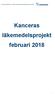 Kancera AB (publ) Status för läkemedelsprojekt februari Kanceras läkemedelsprojekt februari 2018