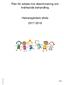 Plan för arbete mot diskriminering och kränkande behandling. Halvarsgårdars skola