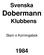 Svenska. Dobermann. Klubbens. Stam o Korningsbok