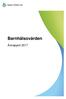 Barnhälsovården. Årsrapport 2017