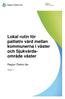 Lokal rutin för palliativ vård mellan kommunerna i väster och Sjukvårdsområde