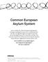 Common European Asylum System