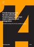 Forskningsagenda för det nationella forskningsprogrammet inom migration och integration. Att stärka forskningen för att möta samhällsutmaningar