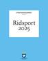 STRATEGIDOKUMENT. Maj Ridsport 2025