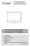 19 TFT LCD TV+DVD-KOMBO Instruktioner för användning