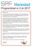 Programblad nr 2 år 2017