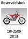 Reservdelsbok CRF250R 2013