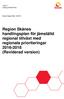 Region Skånes handlingsplan för jämställd regional tillväxt med regionala prioriteringar (Reviderad version)