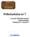 Pollettauktion nr 7. Svenska Pollettföreningen Anbudsauktion Söndag den 7 maj