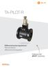 TA-PILOT-R. Differenstrycksregulatorer Pilotventilstyrd differenstrycksregulator