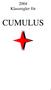 2004 Klassregler för CUMULUS