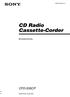 CD Radio Cassette-Corder