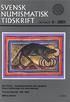 Sid. Innehåll SNT Omslag. lm MYNT & MEDALJER Sveavägen 96,t;~~ ~ R%1: ~ SVENSKA NUMISMATISKA FÖRENINGEN. Bli medlem i. 'mr + fax