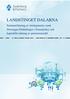 LANDSTINGET DALARNA. Sammanfattning av strategianalys samt föreslagna förändringar i finanspolicy och kapitalförvaltning av pensionsmedel