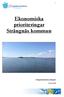 Ekonomiska prioriteringar Strängnäs kommun