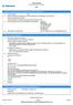 Säkerhetsdatablad enligt 1907/2006/EG (REACH), 453/2010/EG. Sulfo