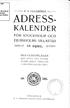 ~ P. A. HULDBERGS ~v~ ADRESS- KALENDER. för STOCKHOLM OCH DJURSHOLMS VILLASTAD ~ ÅR ~ HUfVUOUPPLAGAN