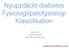 Nyupptäckt diabetes Fysiologi/patofysiologi Klassifikation. Peter Fors Alingsås Lasarett