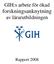 GIH:s arbete för ökad forskningsanknytning av lärarutbildningen