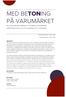 MED BETONING PÅ VARUMÄRKET