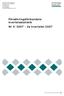 Försäkringsförbundets kvartalsstatistik Nr 3/2007-2a kvartalet 2007