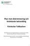 Plan mot diskriminering och kränkande behandling