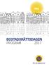 UMEÅ BOSTADSRÄTTSDAGEN PROGRAM