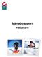 Månadsrapport. Februari 2018