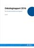 Onkologirapport från Svenska kolorektalcancerregistret. maj 2018