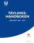 TÄVLINGS- HANDBOKEN SPELÅRET SHF /RL/