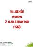 tillbehor honda 2 hjulstraktor F560