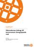 RAPPORT. Nämndernas bidrag till kommunens övergripande mål Tove Löfgren, Pia Mcaleenan, Anna Gidmark KFKS 2013/