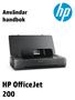 HP OfficeJet 200 Mobile series. Användarhandbok