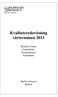 Kvalitetsredovisning vårterminen 2011