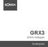 GRX3. GNSS-mottagare. Snabbguide