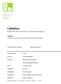 Calliditas. Ett arbete om elevers utveckling av den metakognitiva förmågan. Calliditas A study on student s development of the metacognitive ability