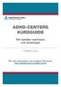 ADHD-CENTERS KURSGUIDE