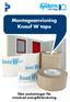 Montageanvisning Knauf W tape