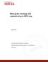 Manual om montage och uppspänning av GWS-stag