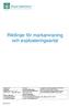Riktlinjer för markanvisning och exploateringsavtal