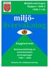 Kagghamraån. Miljöförvaltningen. Rapport 1999:3 KAGGHAMRAÅN. Sammanställning av vattenkemiska provtagningar