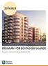 PROGRAM FÖR BOSTADSBYGGANDE