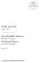 TOR AULIN Gottländska danser för violin och piano. Gotland Dances for violin and piano. Opus 23. Emenderadutgåva/Emendededition