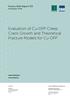 Evaluation of Cu-OFP Creep Crack Growth and Theoretical Fracture Models for Cu-OFP