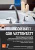 GÖR RÄTT - GÖR VATTENTÄTT