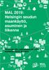 MAL 2019: Helsingin seudun maankäyttö, asuminen ja liikenne